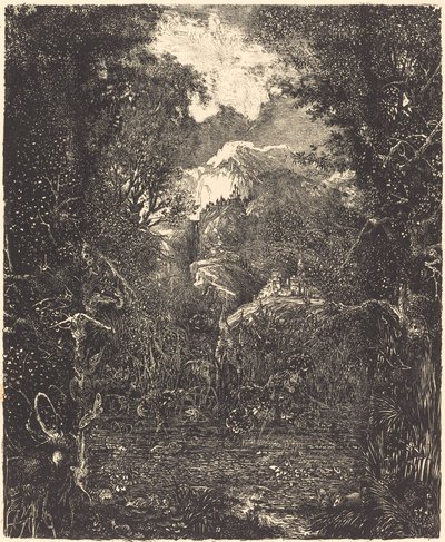 As cidades por trás do pântano de Rodolphe Bresdin
