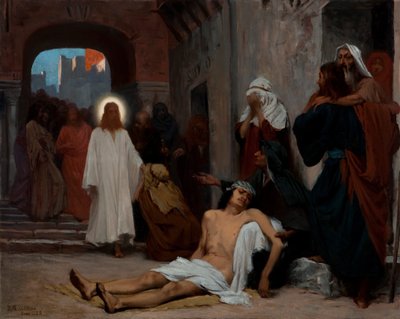 Estudo para Jesus em Cafarnaum de Rodolpho Amoêdo