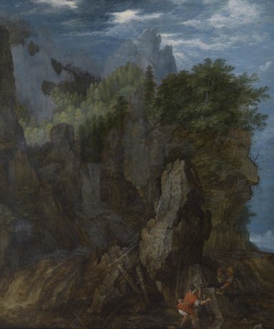 The Crayfish Fishers, c.1608 (óleo sobre tela) de Roelandt Jacobsz. Savery