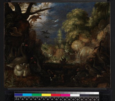 A criação de pássaros, 1619 de Roelandt Jacobsz. Savery