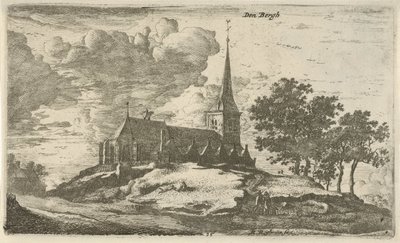 Igreja em Nederhorst den Berg Den Bergh (título no objeto) de Roelant Roghman