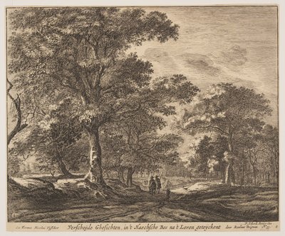 Prato 1, de Seis vistas no bosque de Haia (Verscheÿde Ghesichten) de Roelant Roghman