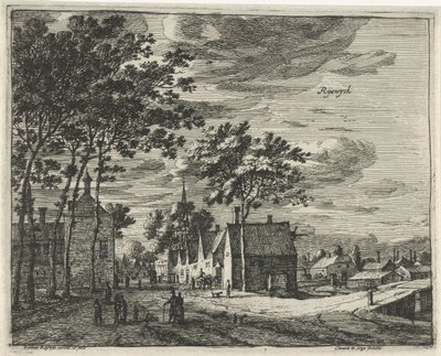 Rijswijk
Ryswyck (título sobre o objecto)
Paisagens nas províncias da Holanda e Utreque (título da série) de Roelant Roghman