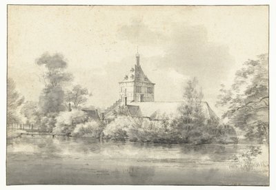 Vista de Slot Starrenburg em Overschie de Roelant Roghman