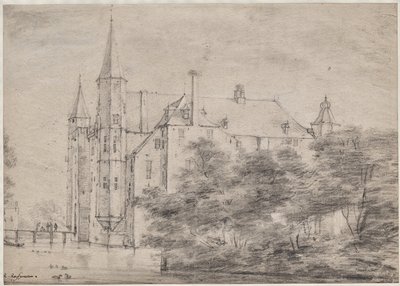 Castelo de Zuylen perto de Utrecht de Roelant Roghman