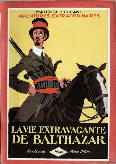 Capa de "La vie extravagante de Balthazar" (A vida extravagante de Baltazar) de Roger Broders