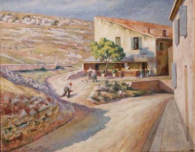 A Game of Bowls, c.1920 (óleo sobre tela) de Roger Eliot Fry