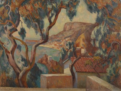 Vista na Cote d "Azur, Menton, 1916 de Roger Eliot Fry