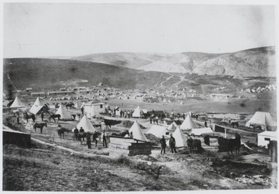 Acampamento da 4ª (A Luz das Rainhas) Dragoons de Roger Fenton