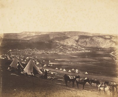 Campo de cavalaria, Balaklava de Roger Fenton