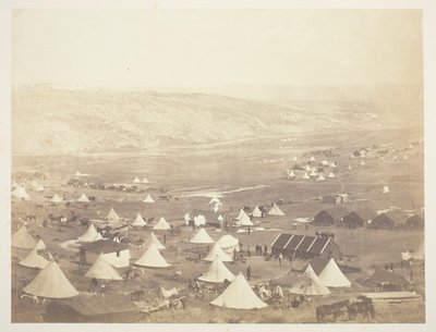Campo de cavalaria, em direção a Kadikoi de Roger Fenton