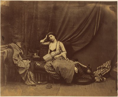 Odalisca contemplativa de Roger Fenton