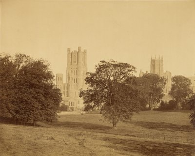 Catedral de Ely vista do parque de Roger Fenton