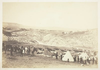 Acampamento de Artilharia a Cavalo, 1855. de Roger Fenton
