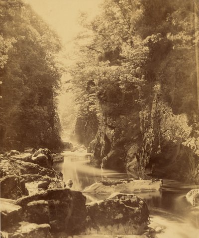 Foss Nevin, no Conway (País de Gales) de Roger Fenton