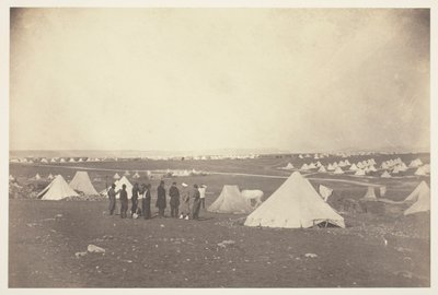 Quartel do General Bosquet com vista para a Quinta Mackenzie de Roger Fenton