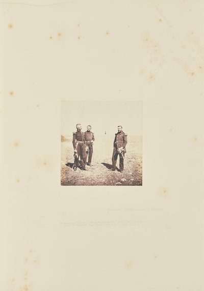 General Labousiniere e General Bevret. de Roger Fenton
