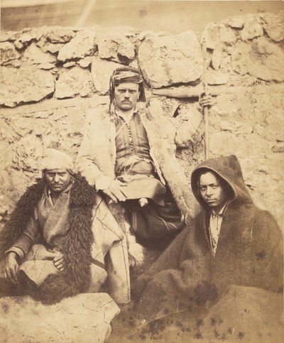 Grupo de chefes croatas de Roger Fenton