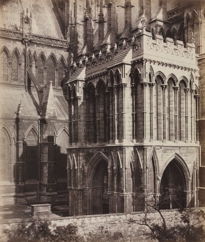 Catedral de Lincoln: o pórtico da Galiléia de Roger Fenton