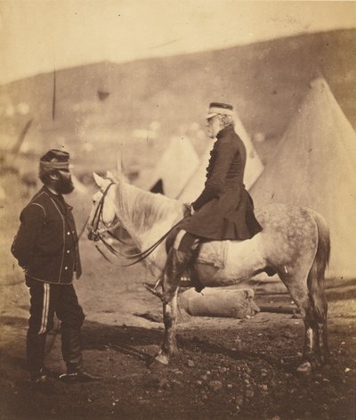 Tenente-General o Honorável Sir J.Y. Scarlett, K.C.B. de Roger Fenton