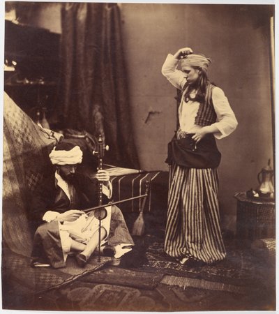 Músico e bailarina de Roger Fenton