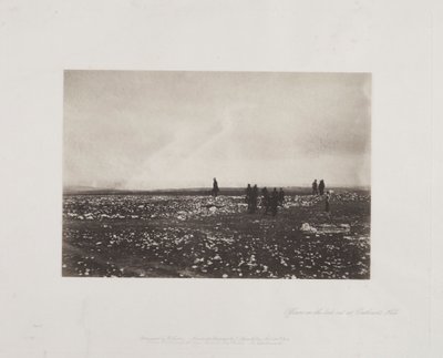 Oficiais à procura em Cathcarts Hill, 1855. de Roger Fenton