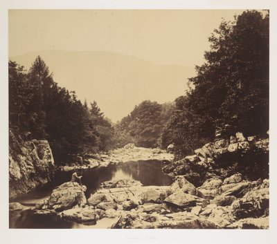 No rio Llugwy, perto de Bettws-y-Coed de Roger Fenton