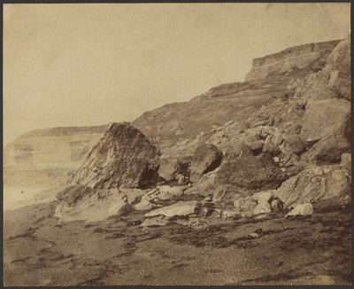 Rocken End (Olhando para Oeste), Ilha de Wight de Roger Fenton