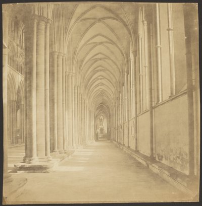 Corredor Sul da Catedral de Salisbury de Roger Fenton