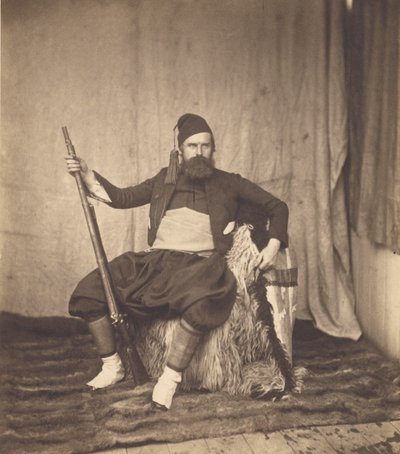 Autorretrato com uniforme de zuavo de Roger Fenton