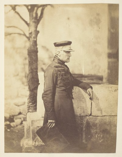 Sir Harry Jones (1791-1866), general; engenheiro-chefe em Sebastopol, fotografado no local, Crimeia de Roger Fenton