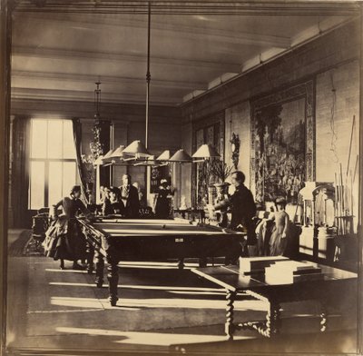 [A sala de bilhar, Mentmore House] de Roger Fenton