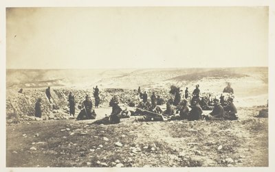 O reduto francês em Inkermann de Roger Fenton