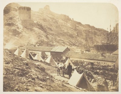 O castelo genovês, Balaklava de Roger Fenton