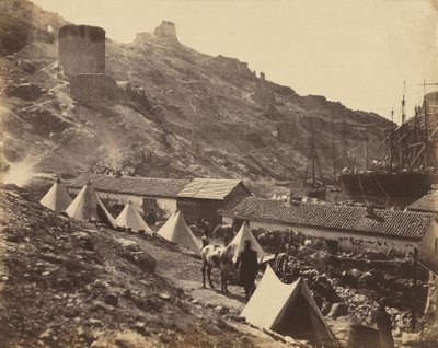 O castelo genovês, Balaklava de Roger Fenton