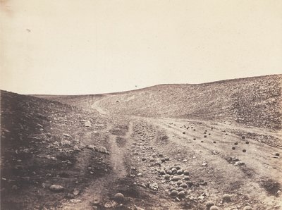 O Vale da Sombra da Morte de Roger Fenton