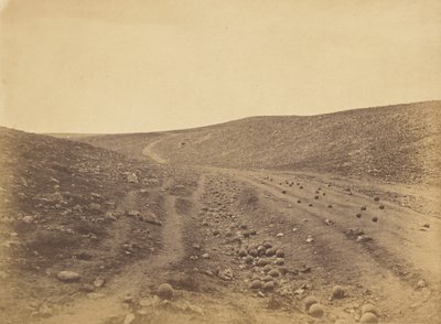 O vale da sombra da morte de Roger Fenton