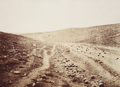 O Vale da Sombra da Morte de Roger Fenton