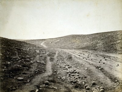 Vale da Sombra da Morte, Crimeia de Roger Fenton