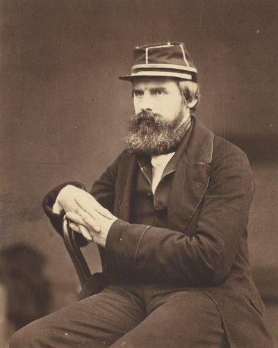 retrato de um homem ,c. 1855 (foto) de Roger Fenton