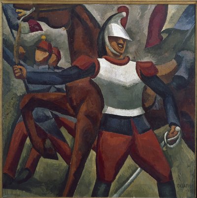 Cuirassier (óleo sobre tela de Roger de La Fresnaye