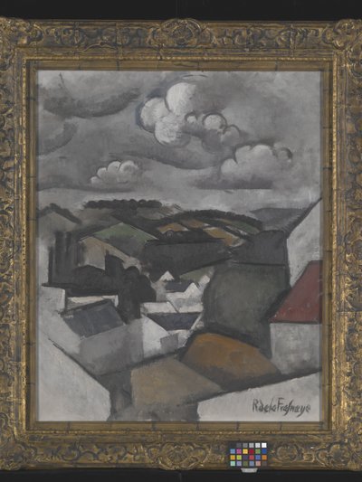 Landscape With A Village, The Hills Beyond Meulan (óleo sobre tela) de Roger de La Fresnaye