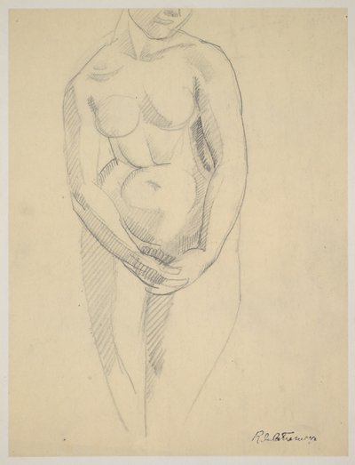 Nu com as mãos cruzadas de Roger de La Fresnaye