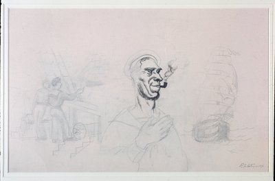 O marinheiro (Desenho, século XX) de Roger de La Fresnaye
