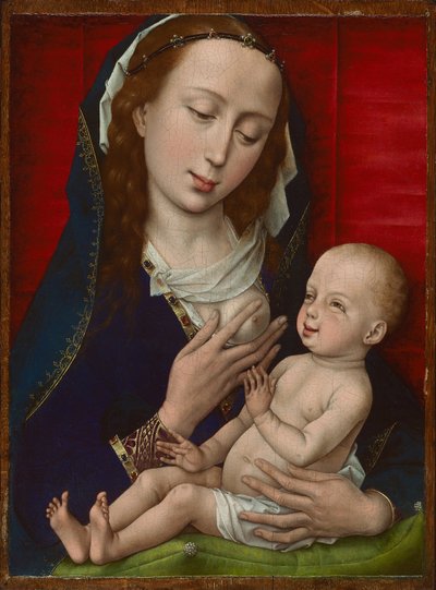 Virgem e Menino de Rogier van der (workshop of) Weyden