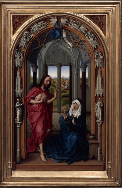 O Altar de Nossa Senhora Altar de Miraflores, c. 1440 de Rogier van der Weyden