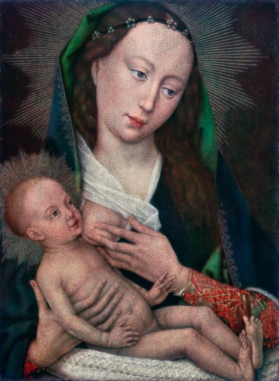 Virgem e Criança, 1420-1460 1927 de Rogier van der Weyden