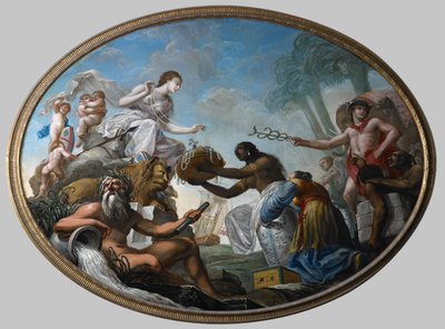 O Oriente Oferecendo as suas riquezas à Britânia de Roma Spiridione