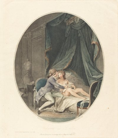Valmont e Emilie de Romain Girard after Nicolas Lavreince