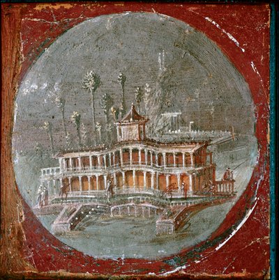 Uma villa no Stabiae (fresca) de Roman